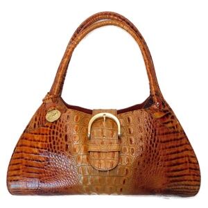 Brahmin Sophie Satchel in Toasted Almond - Vintage